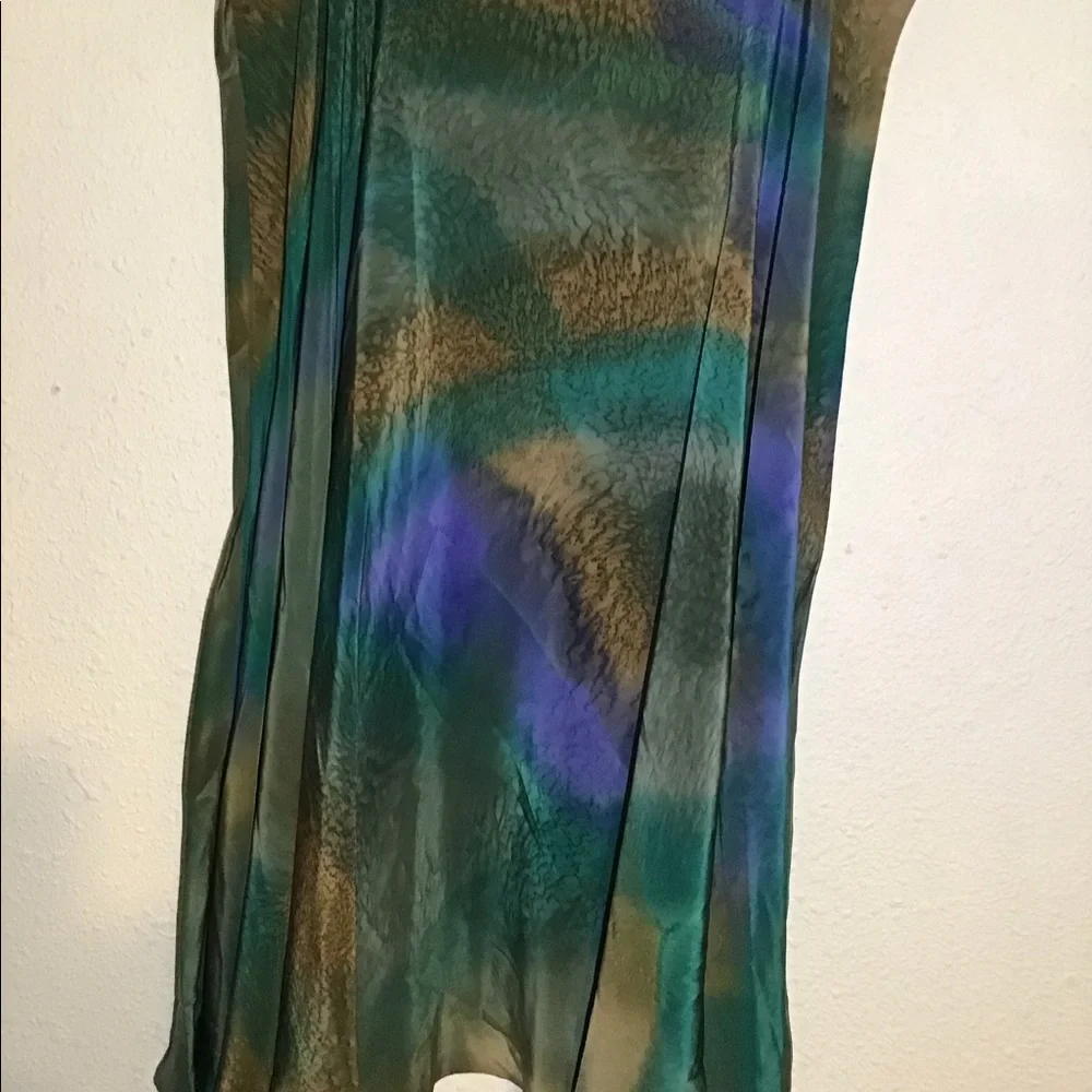 Kay Chapman silk skirt size large